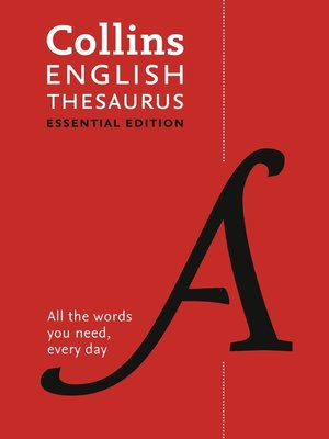 cover image of Collins English Thesaurus Essential